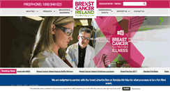 Desktop Screenshot of breastcancerireland.com